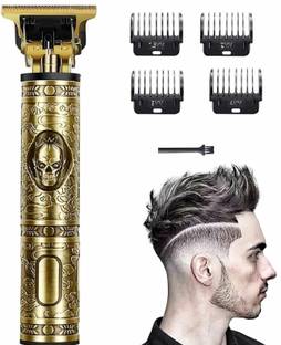 WAIKIL golden stainless steel hair trimmer Grooming Kit 120 min  Runtime 8 Length Settings