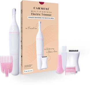 Carmesi Multipurpose Electric Trimmer | Painless Grooming for Sensitive Areas Trimmer 60 min  Runtime 2 Length Settings