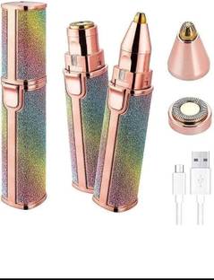 Zakheza 2 in 1 Eyebrow Trimmer(Jari Flawless) Trimmer 30 min  Runtime 1 Length Settings
