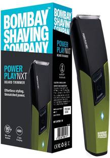 BOMBAY SHAVING COMPANY POWER PLAY NXT BEARD TRIMMER Trimmer 90 min  Runtime 6 Length Settings