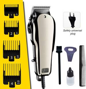 gemi Electric Wired most powerful good quality salon corded hair machine Fully Waterproof Trimmer 0 min  Runtime 4 Length Settings