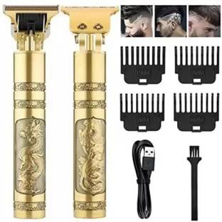YVDP ENTERPRISE Dragon Professional Hair Clipper Fully Waterproof Trimmer (Gold) Trimmer 120 min  Runtime 4 Length Settings