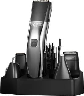 BEARDO Chrome Beast Grooming Kit Trimmer 90 min  Runtime 40 Length Settings