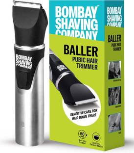 BOMBAY SHAVING COMPANY Baller Public Hair Trimmer Fully Waterproof Trimmer 60 min  Runtime 2 Length Settings