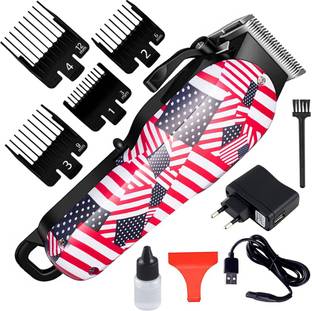 KINM Professional Rechargeable Low Noise Smooth adjustable cutting machine Fully Waterproof Trimmer 120 min  Runtime 4 Length Settings