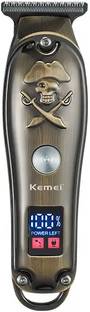 Kemei KM-2231 USB Mini LCD Display Hair Clippers Professional Grooming Kit 200 min  Runtime 4 Length Settings