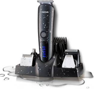 NOVA NG 1154 Waterproof Fully Waterproof Trimmer 170 min  Runtime 20 Length Settings