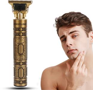 Profiline Vintage T9 Cordless 0mm Professional Hair Clippers USB Trimmers For Men Trimmer 60 min  Runtime 1 Length Settings