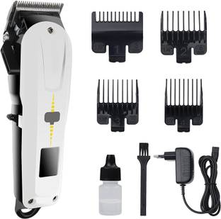 RACCOON LED Display Hair Clipper Heavy Duty for Hair and Beard Cut Trimmer 240 min  Runtime 4 Length Settings