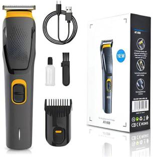 RACCOON Cordless Professional Hair Trimmer Titanium coated blade waterproof Fully Waterproof Trimmer 120 min  Runtime 12 Length Settings