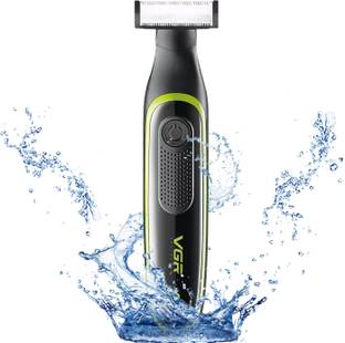 VGR V-017 Dual Sided Professional Beard Shaver Fully Waterproof Trimmer 90 min  Runtime 4 Length Settings