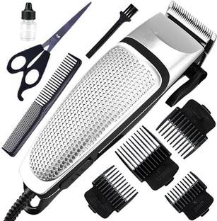 FGFF Professional New Corded HairClipper With Adjustable Trimming Range For Men&Women Grooming Kit 0 min  Runtime 4 Length Settings