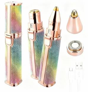 ZEPHYRWAVE Blawless 2-in-1 Rechargeable Eyebrow Trimmer -Facial Hair Remover for Women TR22 Trimmer 70 min  Runtime 4 Length Settings