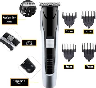 ZYRIAN 538 Professional Rechargeable Hair Clipper and Fully Waterproof Trimmer 45 min  Runtime 4 Length Settings