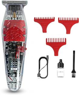 FABUNIK Professional Hair Clipper for Stylish Haircut USB Rechargeable With LCD Display Fully Waterproof Trimmer 180 min  Runtime 5 Length Settings