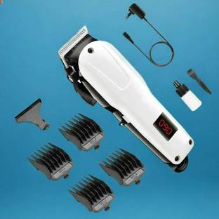 Nilesawar A368 M809T 2Hrs Charging Time 140mins Operating Time 4 Length Comb Trimmer Fully Waterproof Trimmer 140 min  Runtime 4 Length Settings