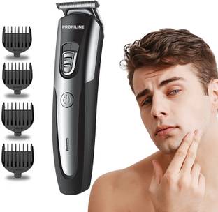 Profiline Trimmer Geemy GM-6123 Hair Cutting Machine Shaver Best Barber Clipper Trimmer 60 min  Runtime 4 Length Settings