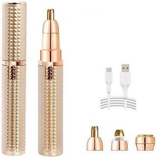 NUCLETRIC 3 In 1 Eyebrow Machine For Women Face Lips Nose Hair Removal NU-01 Trimmer 45 min  Runtime 3 Length Settings