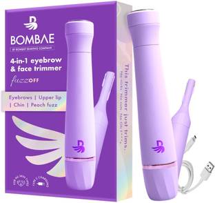 Bombae Women Trimmer for Facial Hair and Eyebrow Trimmer 90 Min  Runtime 2 Length Settings