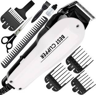 BestClipper Men’s AY Powerful Hair Clipper Professional Beard Moustache Hair Cutting Trimmer Fully Waterproof Grooming Kit 510 min  Runtime 8 Length Settings