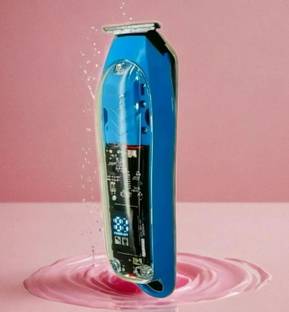 Ziddjeet X526 M853T Transparent Hair Clipper Power Display & Electric Trimmer for Men Fully Waterproof Trimmer 140 min  Runtime 3 Length Settings