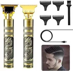 UDTA BHARAT Professional T99 Rechargeable Cordless TBlade Beard Trimmer Grooming Kit U12 Trimmer 120 min  Runtime 4 Length Settings