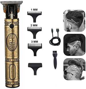 U Z A N Professional Golden t99 Trimmer Haircut Grooming Kit Metal Body Rechargeable 32 Trimmer 180 min  Runtime 4 Length Settings