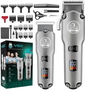 RVG V-675 Fully Waterproof Trimmer 200 min  Runtime 14 Length Settings