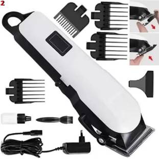 Sagaft A346 (PROFESSIONAL HAIR TRIMMER) 2000 mAh Battery with LCD Battery Display Trimmer 300 min  Runtime 4 Length Settings