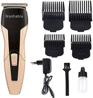 KEMSY Professional Rechargeable powerfulL High Performance Beard Shaver Razor Fully Waterproof Trimmer 45 min  Runtime 4 Length Settings