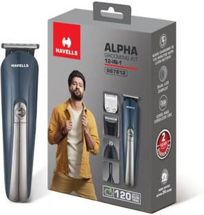 HAVELLS GROOMING KIT 12 IN 1 GS7612 Grooming Kit 120 min  Runtime 8 Length Settings