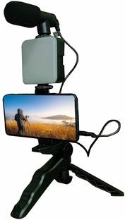 AVIKA Video Making Kit with Mic, Flash Light,Tripod & Remote, Tripod Kit