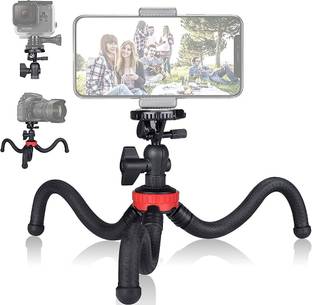 SURYAKUSH Tripod For Phone DSLR Camera Vlog Portable 2in1 Design Selfie Stick Tripod Monopod Kit, Tripod Kit, Tripod Ball Head