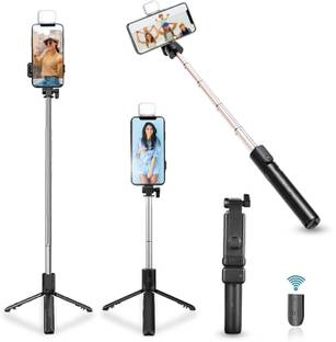 PowerPro Selfie Stick with Wireless Remote & Tripod Stand – Compatible with iOS & Android Monopod, Tripod