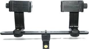 SHOPEE Dual 360 Degree Mobile Vertical Bracket Tripod Mount Adapter with 1/4" Screw Monopod