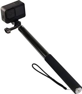 Soopii Ultra Long Selfie Stick for Go Pro Max, Hero 9 8 7 6 5 4 3+, Extendable Monopod, Tripod