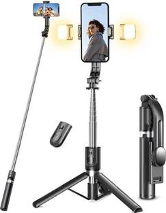 PowerPro Selfie Stick with Wireless Remote & Tripod Stand – Compatible with iOS & Android Monopod, Tripod