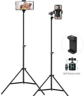 SHUDAUSHI 7feet Extendable Tripod Stand, 360 Degree Rotating Digital stand Tripod Ball Head, Tripod Kit