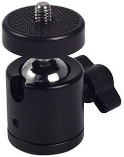 DDLC Universal 1/4" Swivel Mini Ball Head Screw Tripod Mount 360 Degree Rotating Tripod Ball Head, Tripod Bracket