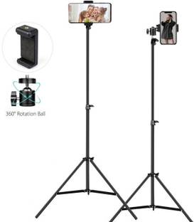 SHUDAUSHI 200cm Extendable Tripod Stand, 360 Degree Rotating Digital stand Tripod Ball Head, Tripod Kit