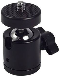 PKST Universal 1/4" Swivel Mini Ball Head Screw Tripod Mount 360 Degree Rotating Tripod Ball Head, Tripod Bracket