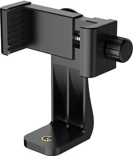 NAFA Universal Adjustable and Rotatable Mobile Holder Clip/Attachment (Pack of 1) Tripod Bracket, Tripod Clamp