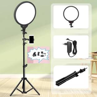 FKU NEEPHO PL26CM Led Round Panel Light with 7 FEET Tripod N Phone Holder Tripod Kit