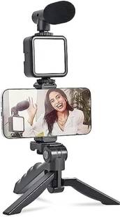 Zohlo Video Kit Vlogging Kit for Live Streaming Vlogging Self-Portrait Photography Tripod Kit, Monopod Kit