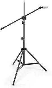 Flipkart SmartBuy Tripod Stand 2M Stand 70cm Boom Arm for Phone Camera Holder 360degree Rotating Tripod Kit