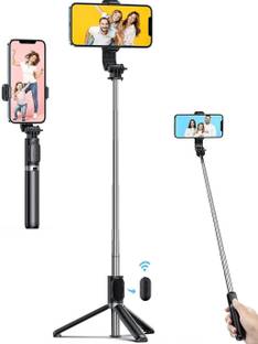 GETGETO Long Selfie Stick 170cm with Bluetooth Remote Tripod Kit
