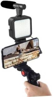 GUGGU ZED_1010_Video Vlogger Kit Microphone LED Fill Light Tripod for Phone Video kit Tripod Kit
