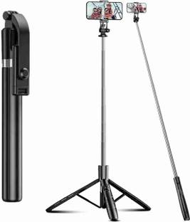 Hold up Super Long Selfie Stick 170cm Tripod Stand with Detachable Bluetooth Remote Tripod Kit