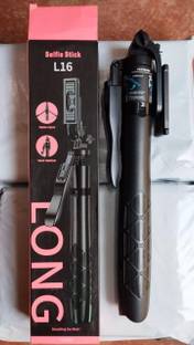 Alpha Electronics L16 Long Selfie Stick with Tripod Stand, Selfie Stick for Mobile Phone Tripod Kit