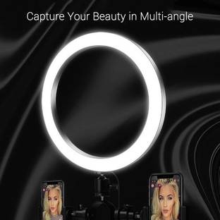SOJUBA Led Ring Light with Brightness Level for Video Recording Selfie Photo Shoot Tripod Kit